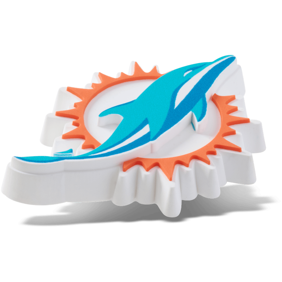 Crocs NFL Miami Dolphins Logo Jibbitz™ charms
