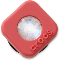 Crocs Red Square PVC SMT Gem Jibbitz™ charms