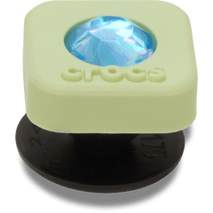 Crocs Green PVC Square SMT Gem Jibbitz™ charms