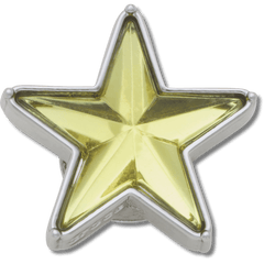 Crocs Silver and Green SMT Gem Star Jibbitz™ charms