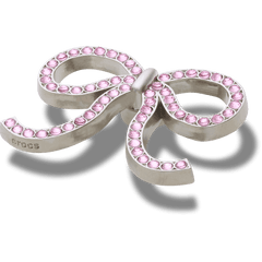 Crocs Pink Glittery Bow Jibbitz™ charms