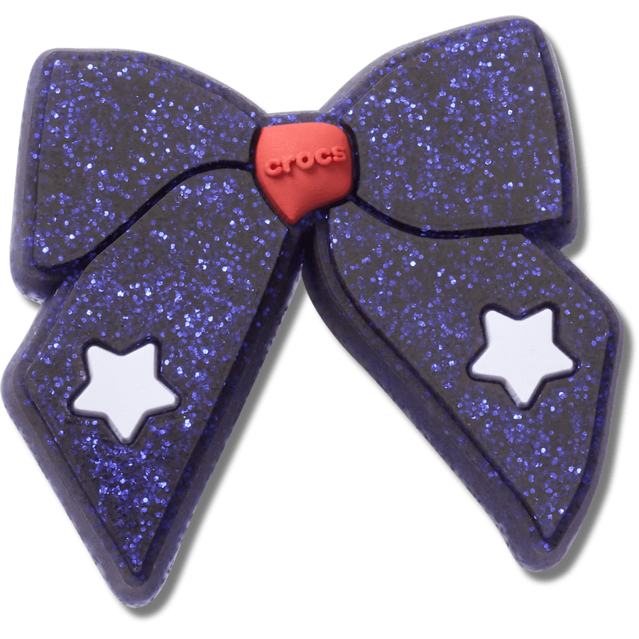 Crocs Glittery Blue Bow Jibbitz™ charms