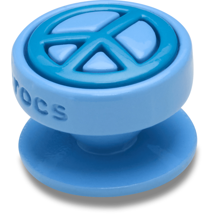 Crocs Blue Peace Sign Icon Jibbitz™ charms