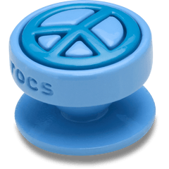 Crocs Blue Peace Sign Icon Jibbitz™ charms