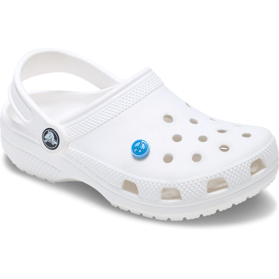 Crocs Blue Peace Sign Icon Jibbitz™ charms