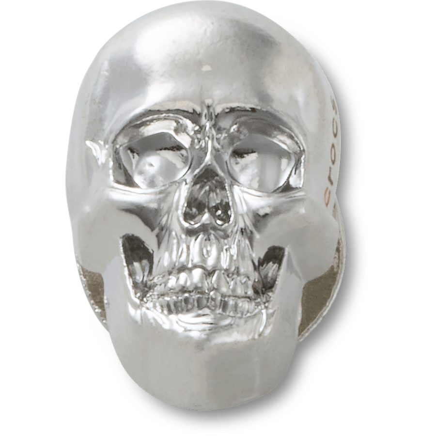 Crocs Silver Skull Jibbitz™ charms