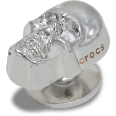 Crocs Silver Skull Jibbitz™ charms