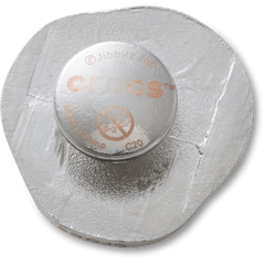 Crocs Silver and Pearl Disc Jibbitz™ charms