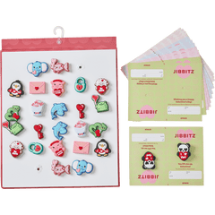 Crocs Valentines Day Card 26 Pack Jibbitz™ charms