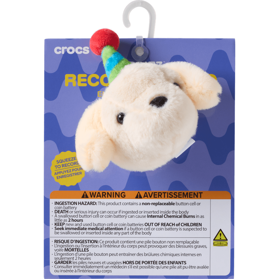 Crocs Record Your Own Sound Birthday Jibbitz™ charms