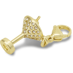 Crocs Gold Martini Charm Jibbitz charm