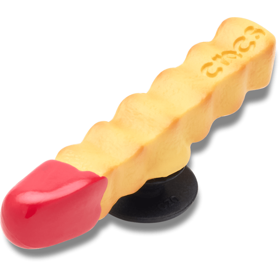 Crocs French Fry Dipped in Ketchup Jibbitz™ charms