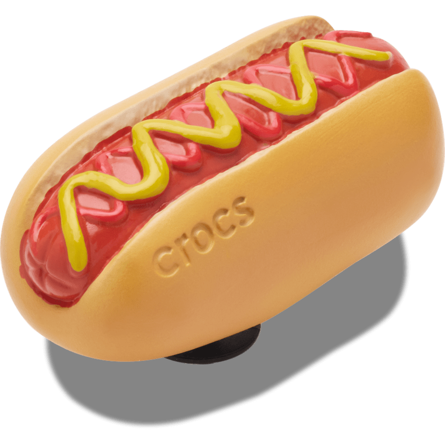 Crocs Hot Dog Dipped in Mustard Jibbitz™ charms