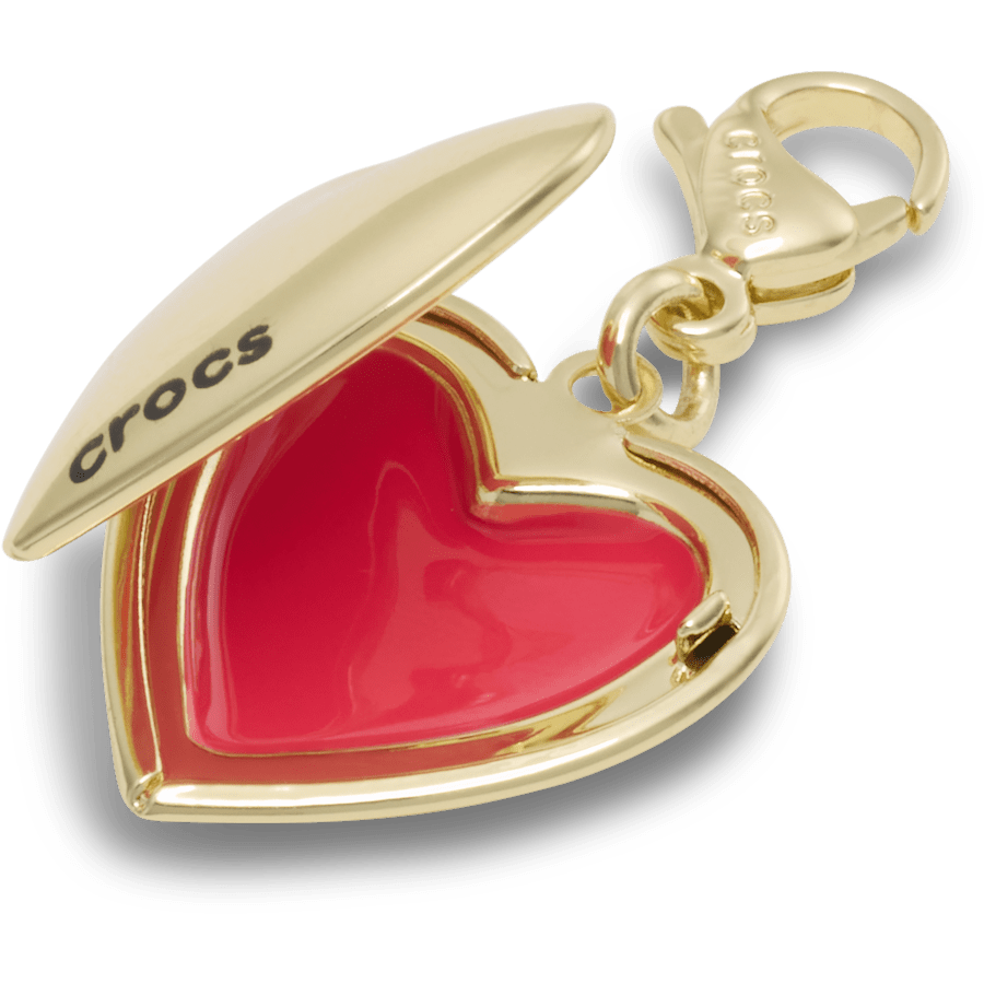 Crocs Gold Locket Charm Jibbitz charm