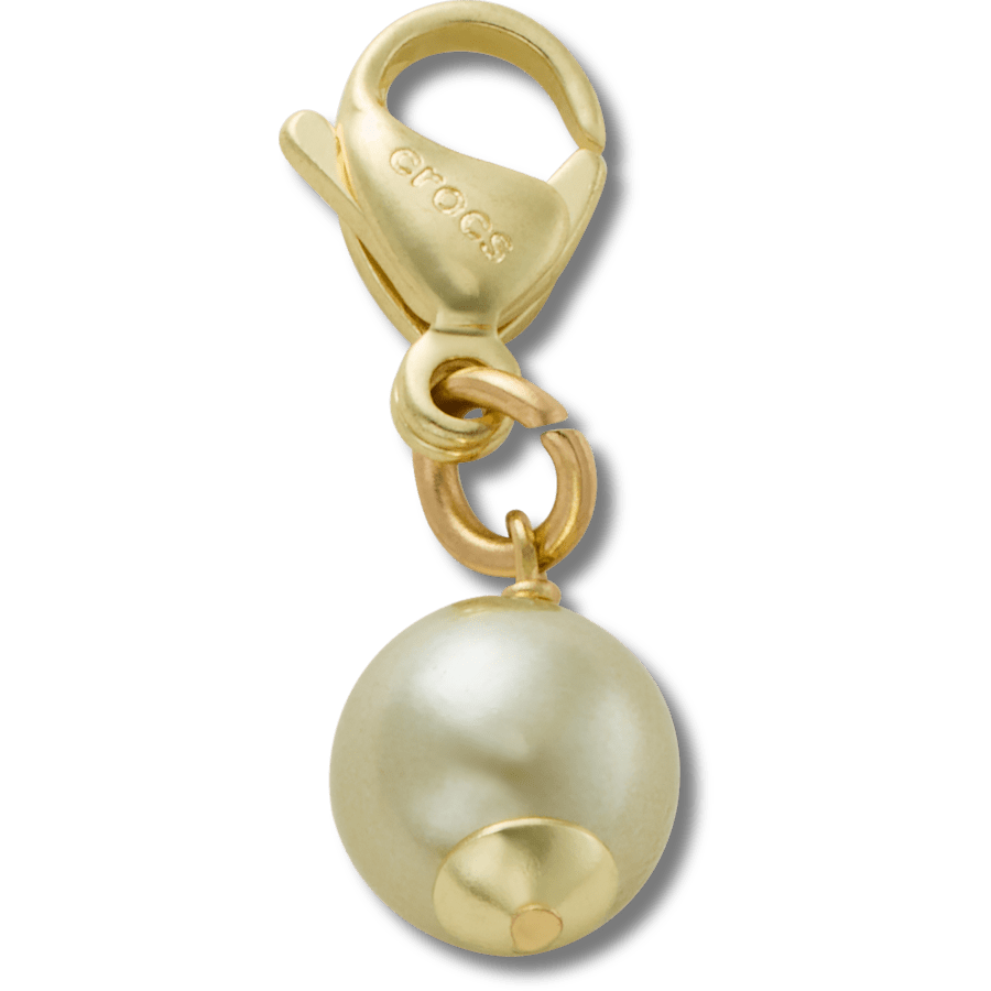 Crocs Gold and Green SMT Pearl Charm Jibbitz charm