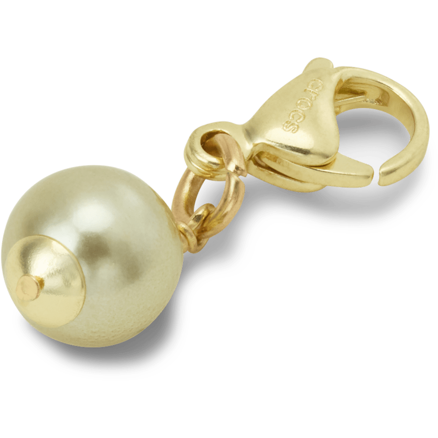 Crocs Gold and Green SMT Pearl Charm Jibbitz charm