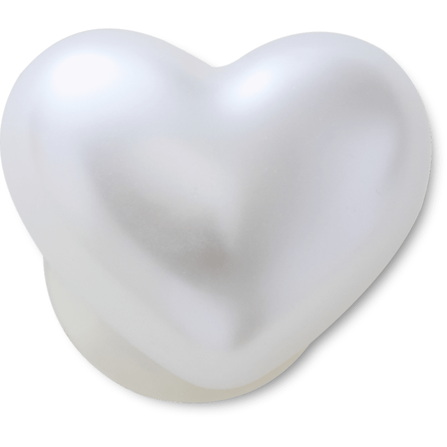 Crocs Pearl Heart Jibbitz™ charms