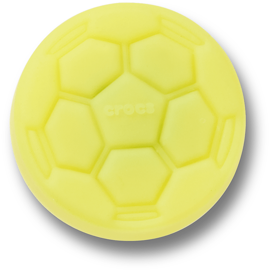 Crocs Lights Up Yellow Soccer Ball Jibbitz™ charms