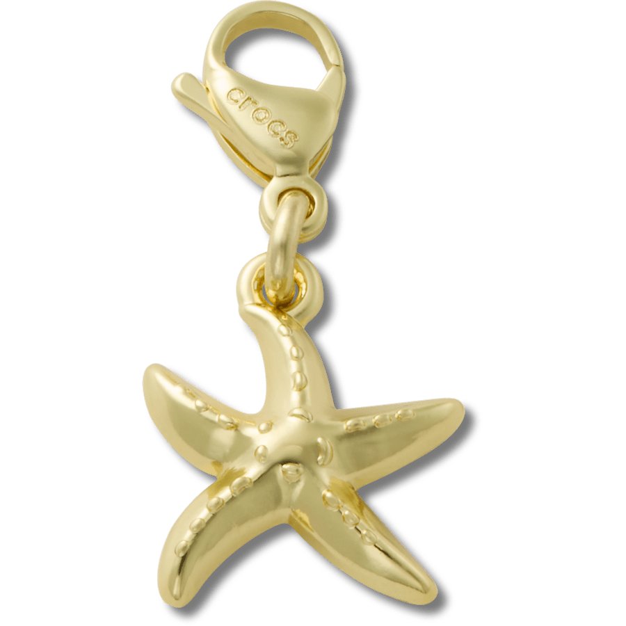 Crocs Gold Starfish Charm Jibbitz charm