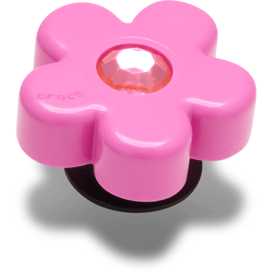 Crocs Bright Pink Flower With Gem Jibbitz™ charms