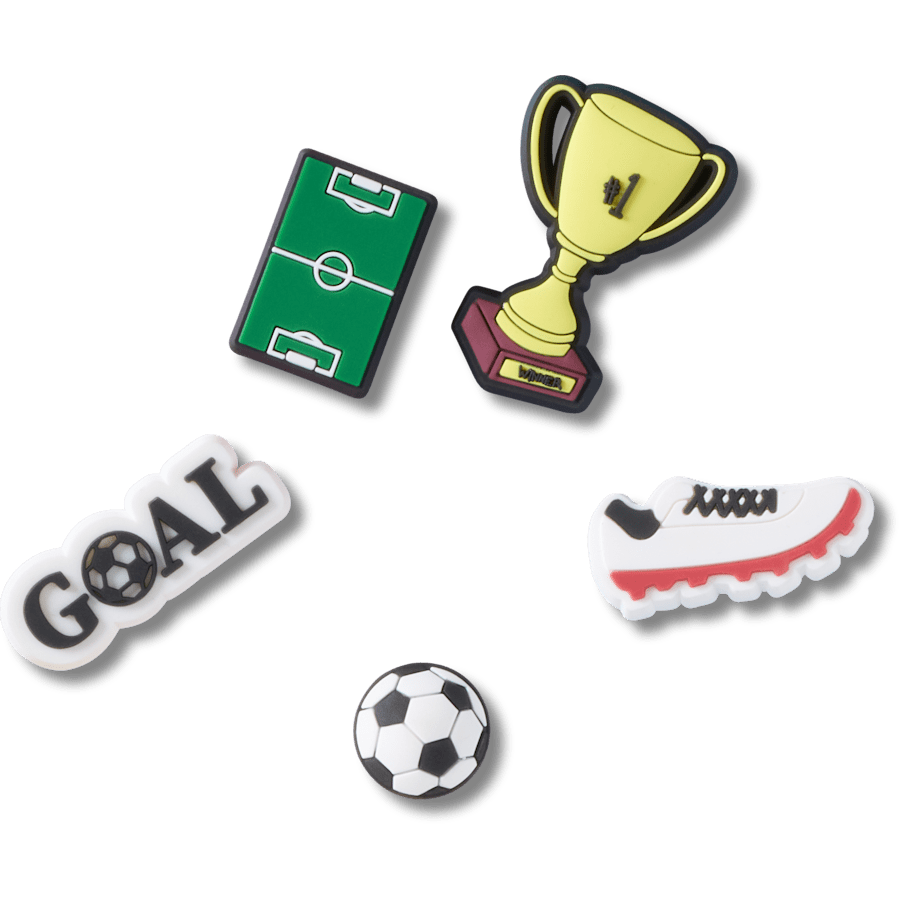 Crocs Soccer Star 5 Pack Jibbitz™ charms