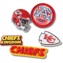 Crocs NFL Kansas City Chiefs 5 Pack Jibbitz Shoe Charm