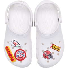 Crocs NFL Kansas City Chiefs 5 Pack Jibbitz Shoe Charm