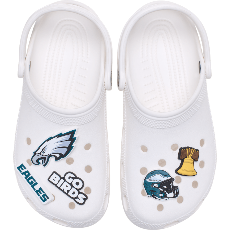Crocs NFL Philadelphia Eagles 5 Pack Jibbitz Shoe Charm