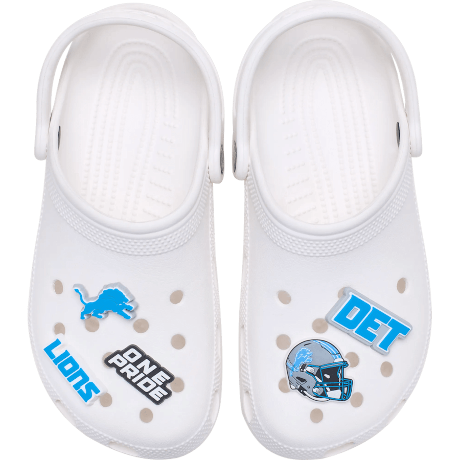 Crocs NFL Detroit Lions 5 Pack Jibbitz Shoe Charm