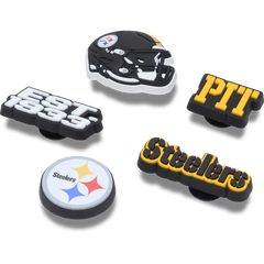 Crocs NFL Pittsburgh Steelers 5 Pack Jibbitz Shoe Charm
