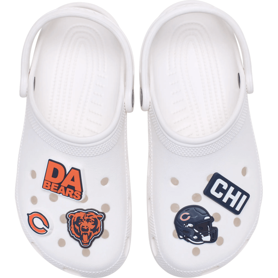Crocs NFL Chicago Bears 5 Pack Jibbitz Shoe Charm