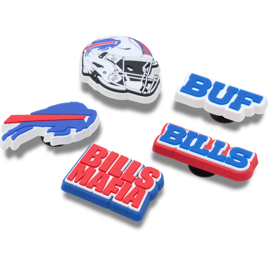 Crocs NFL Buffalo Bills 5 Pack Jibbitz Shoe Charm