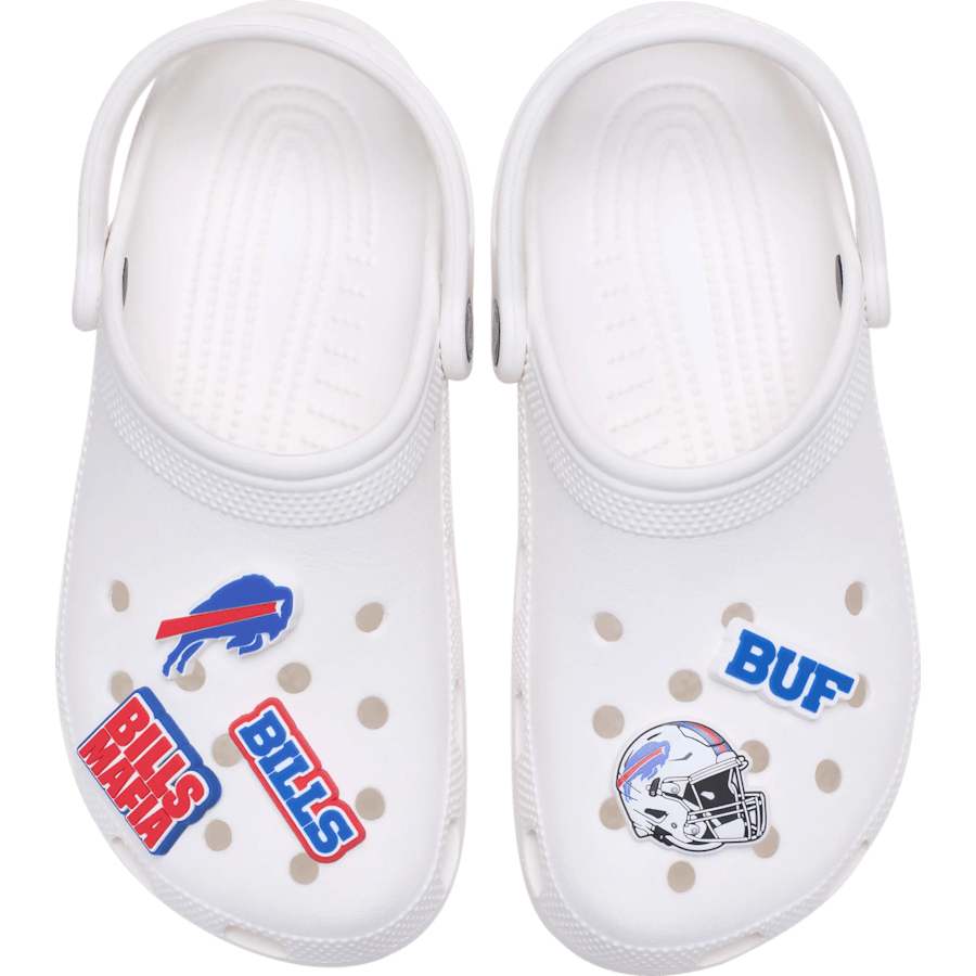 Crocs NFL Buffalo Bills 5 Pack Jibbitz Shoe Charm