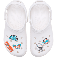 Crocs NFL Miami Dolphins 5 Pack Jibbitz Shoe Charm