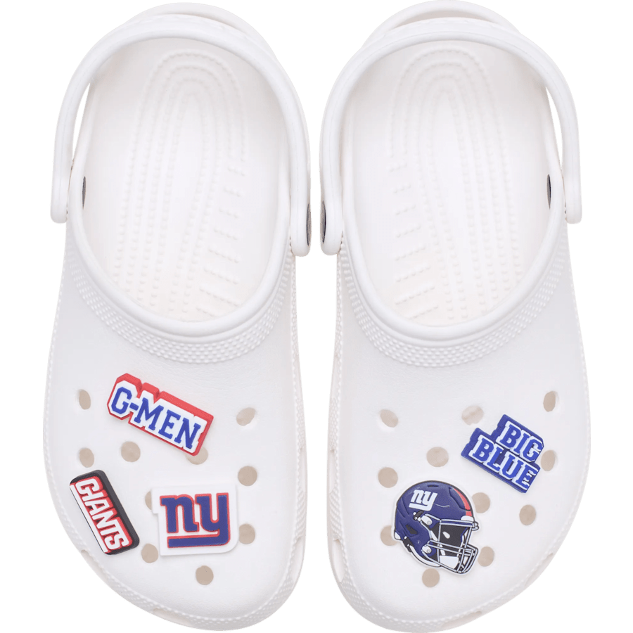 Crocs NFL New York Giants 5 Pack Jibbitz Shoe Charm