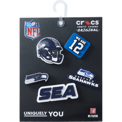 Crocs NFL Seattle Seahawks 5 Pack Jibbitz Shoe Charm
