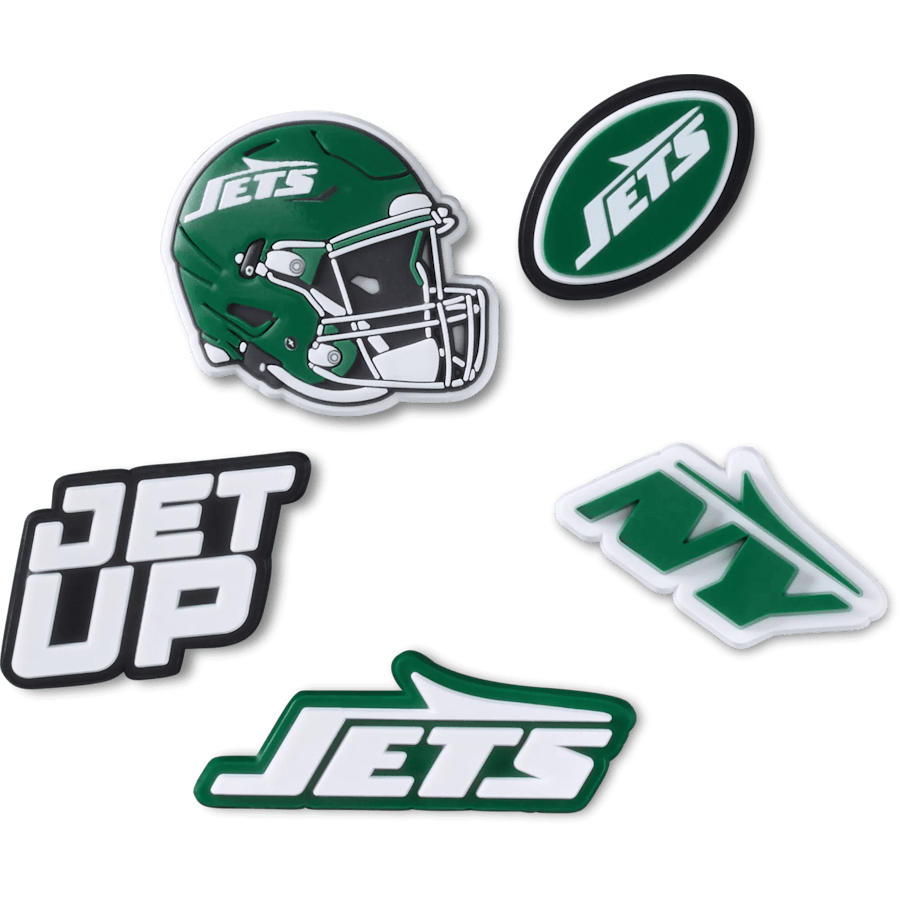 Crocs NFL New York Jets 5 Pack Jibbitz Shoe Charm