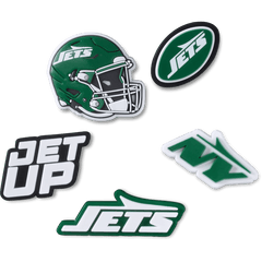 Crocs NFL New York Jets 5 Pack Jibbitz Shoe Charm