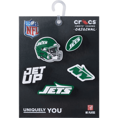 Crocs NFL New York Jets 5 Pack Jibbitz Shoe Charm