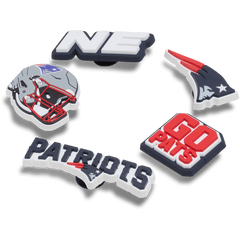 Crocs NFL New England Patriots 5 Pack Jibbitz Shoe Charm