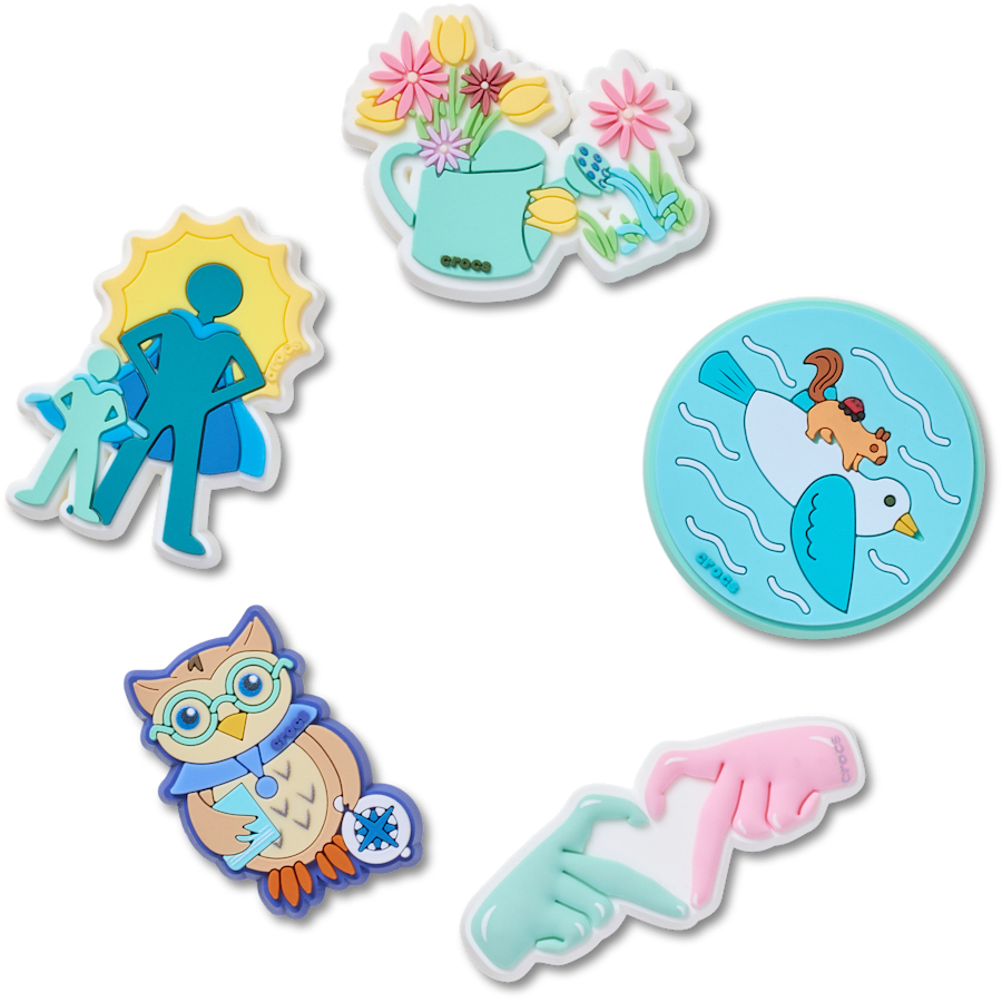 Crocs Got Your Back 5 Pack Jibbitz™ charms