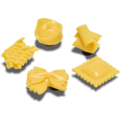 Crocs Realistic Pasta 5 Pack Jibbitz™ charms