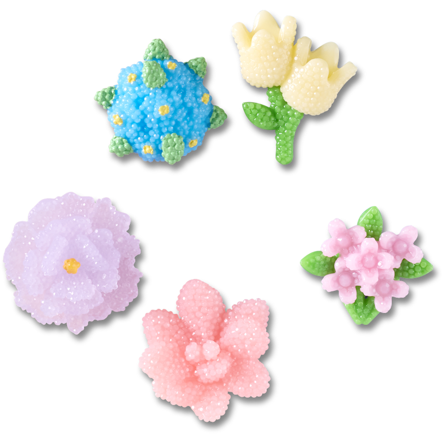 Crocs Beaded Flowers 5 Pack Jibbitz™ charms