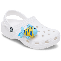 Crocs Blue and Gold Sparkle Fish Jibbitz™ charms