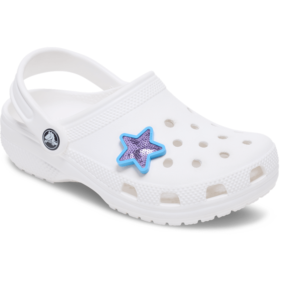Crocs Purple Sequin Star Jibbitz™ charms