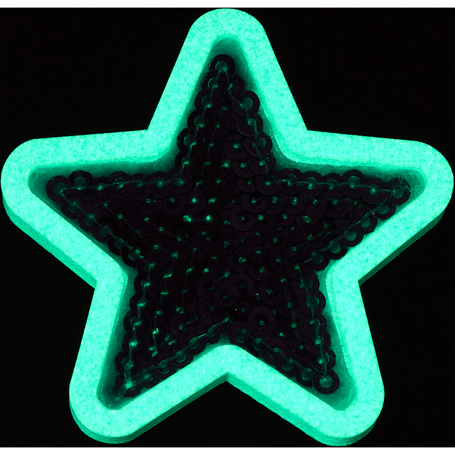 Crocs Purple Sequin Star Jibbitz™ charms