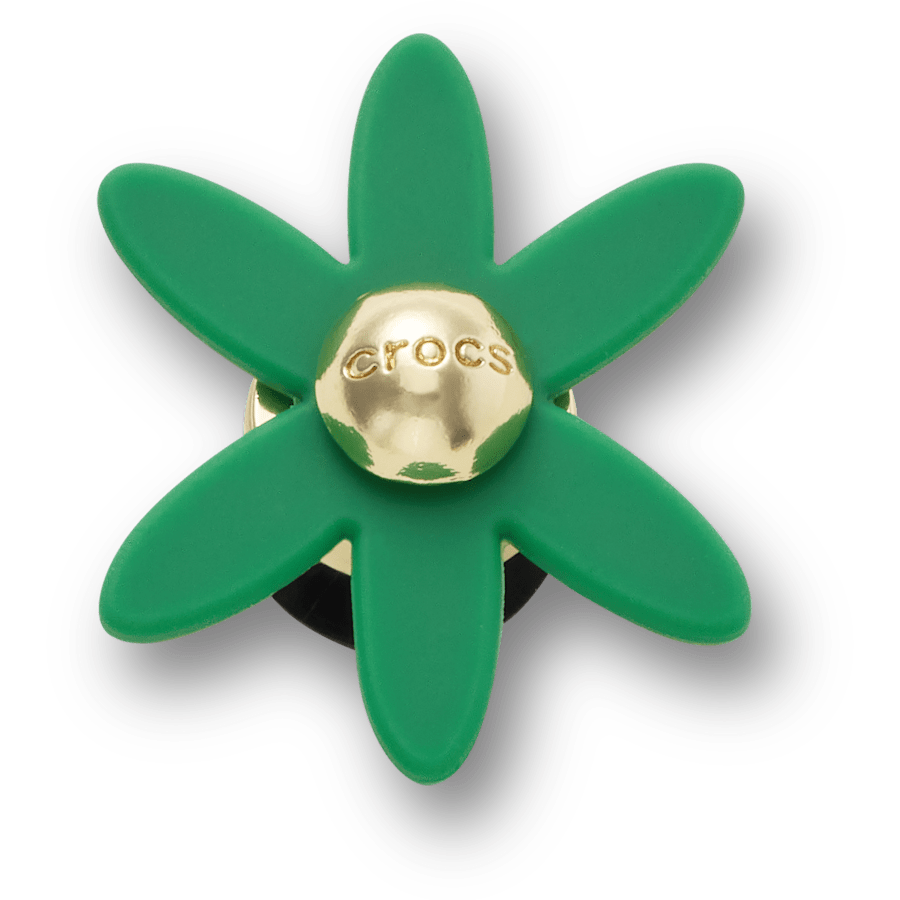 Crocs Retro Green Spinner Flower Jibbitz™ charms