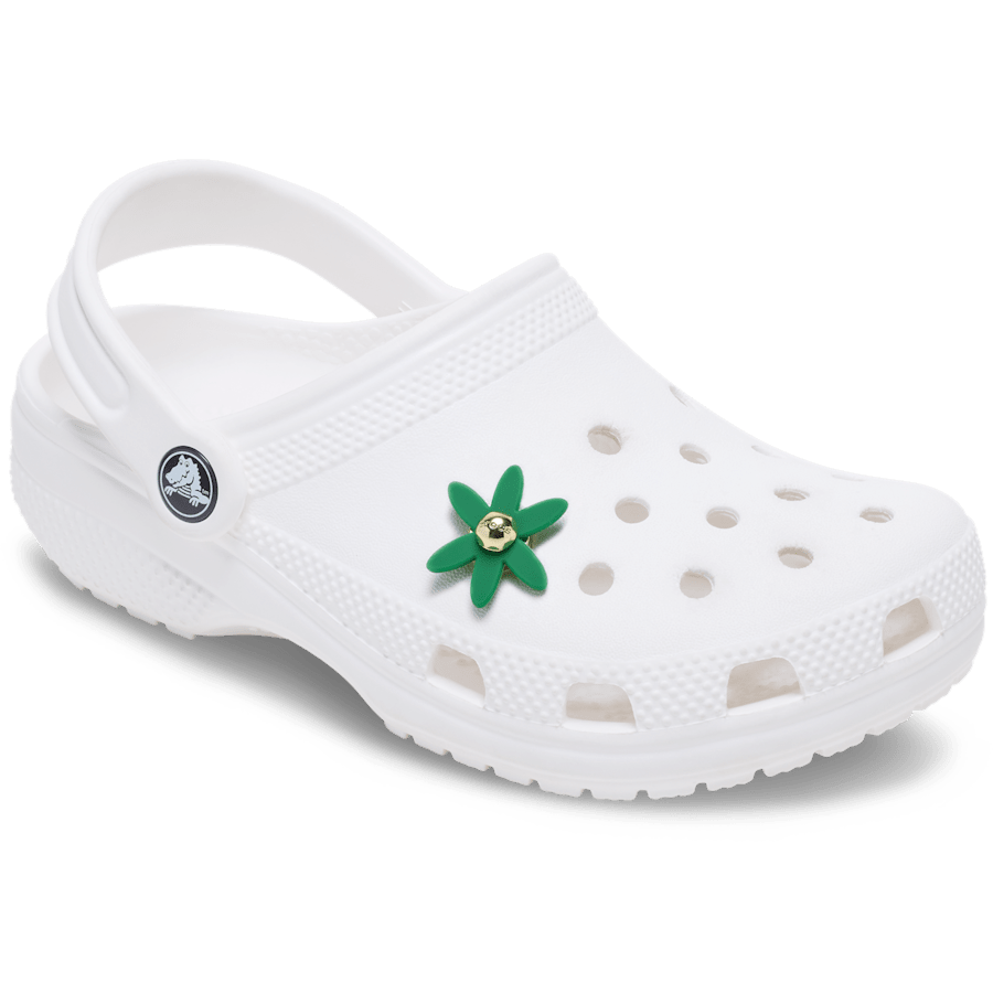 Crocs Retro Green Spinner Flower Jibbitz™ charms