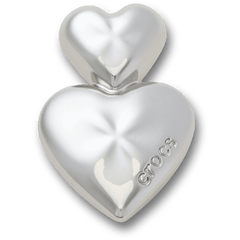 Crocs Silver Double Heart Jibbitz™ charms