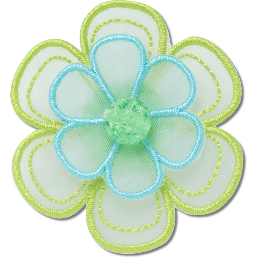 Crocs Green Mesh Flower Jibbitz™ charms